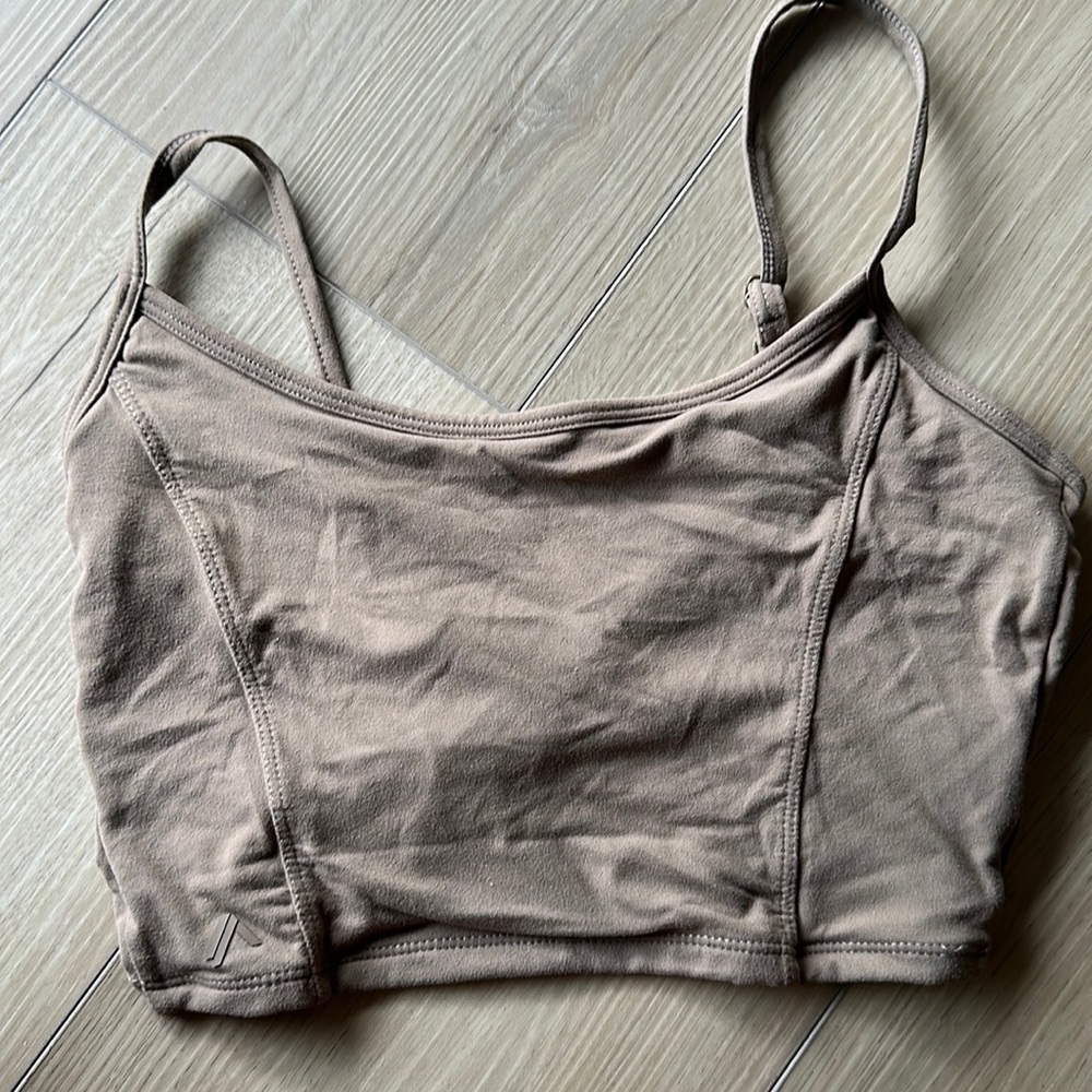 Alphalete Ultrasoft allure tank in olive
